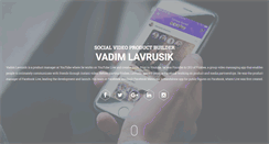 Desktop Screenshot of lavrusik.com